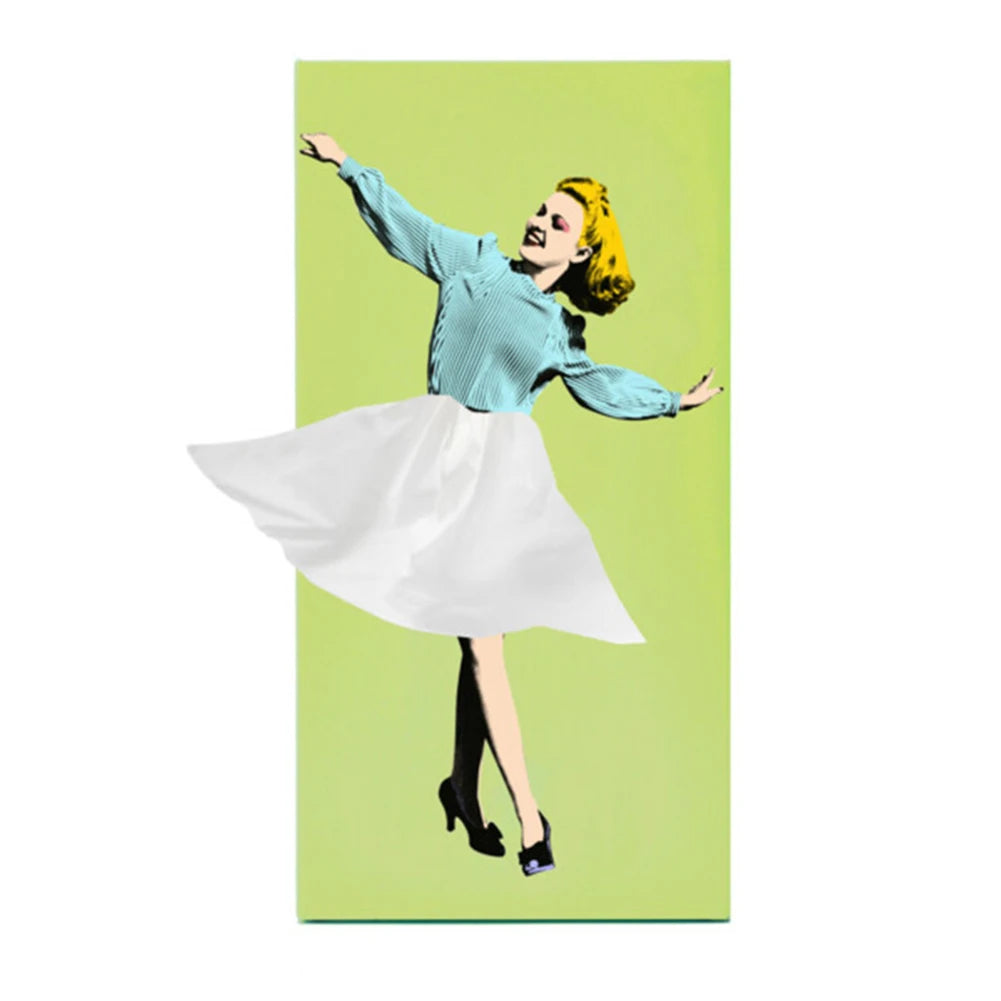 Classy Girl Retro Tissue Box Case
