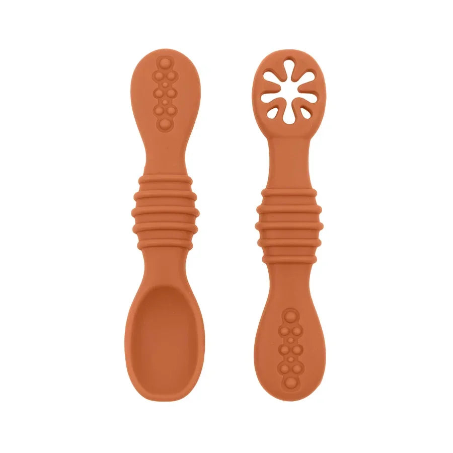Baby Silicone Spoon Fork Training Set