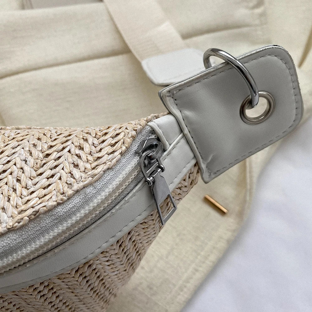 Women’s Straw Crossbody Summer Bag
