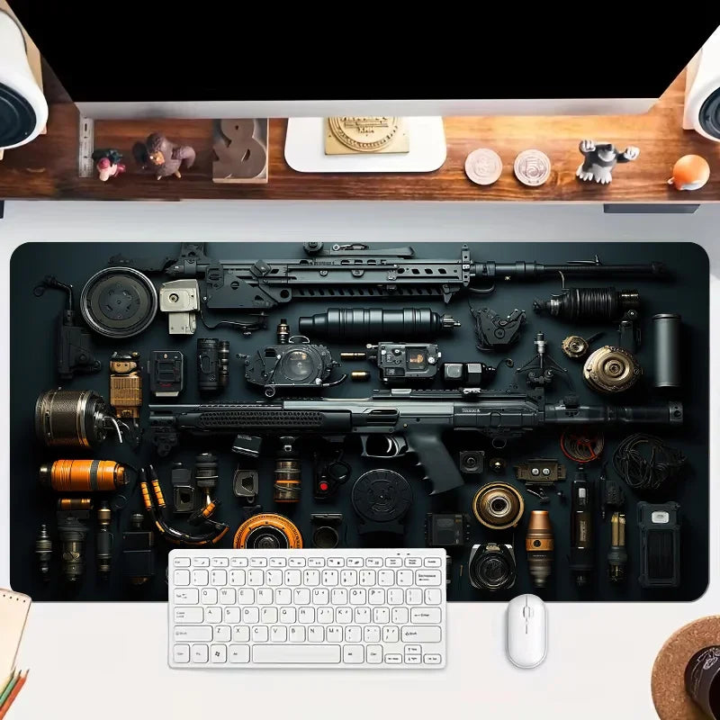ftvae Gun Parts XXL Gaming Mouse Pad