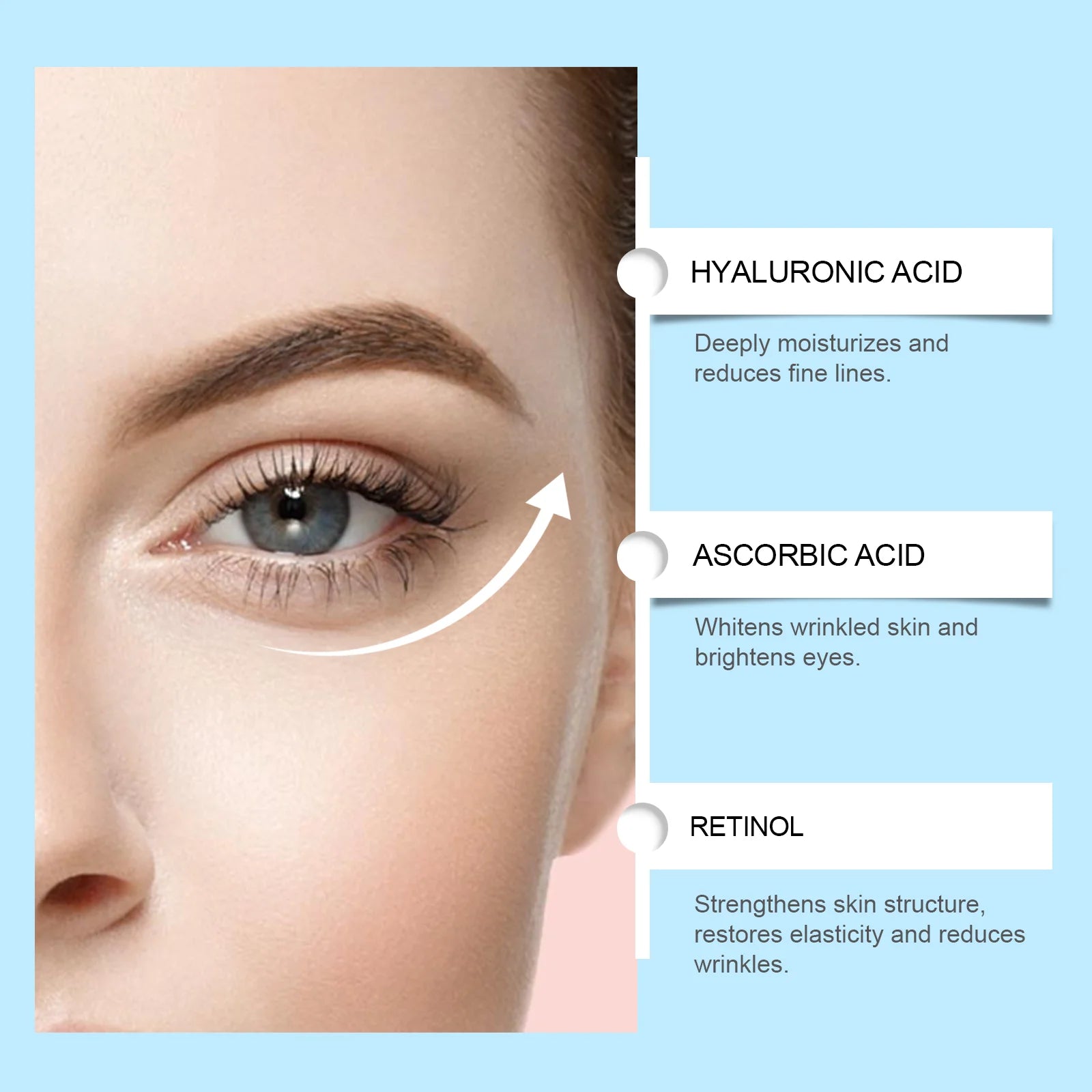 60Pairs Retinol Moisturizing Eye Mask