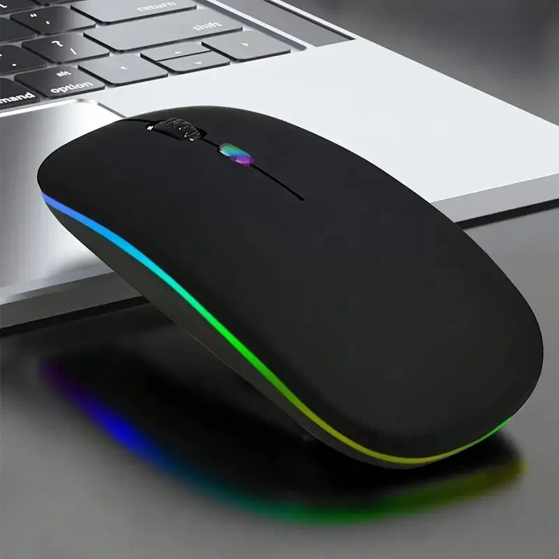 Rechargeable Wireless RGB Ergonomic Mouse
