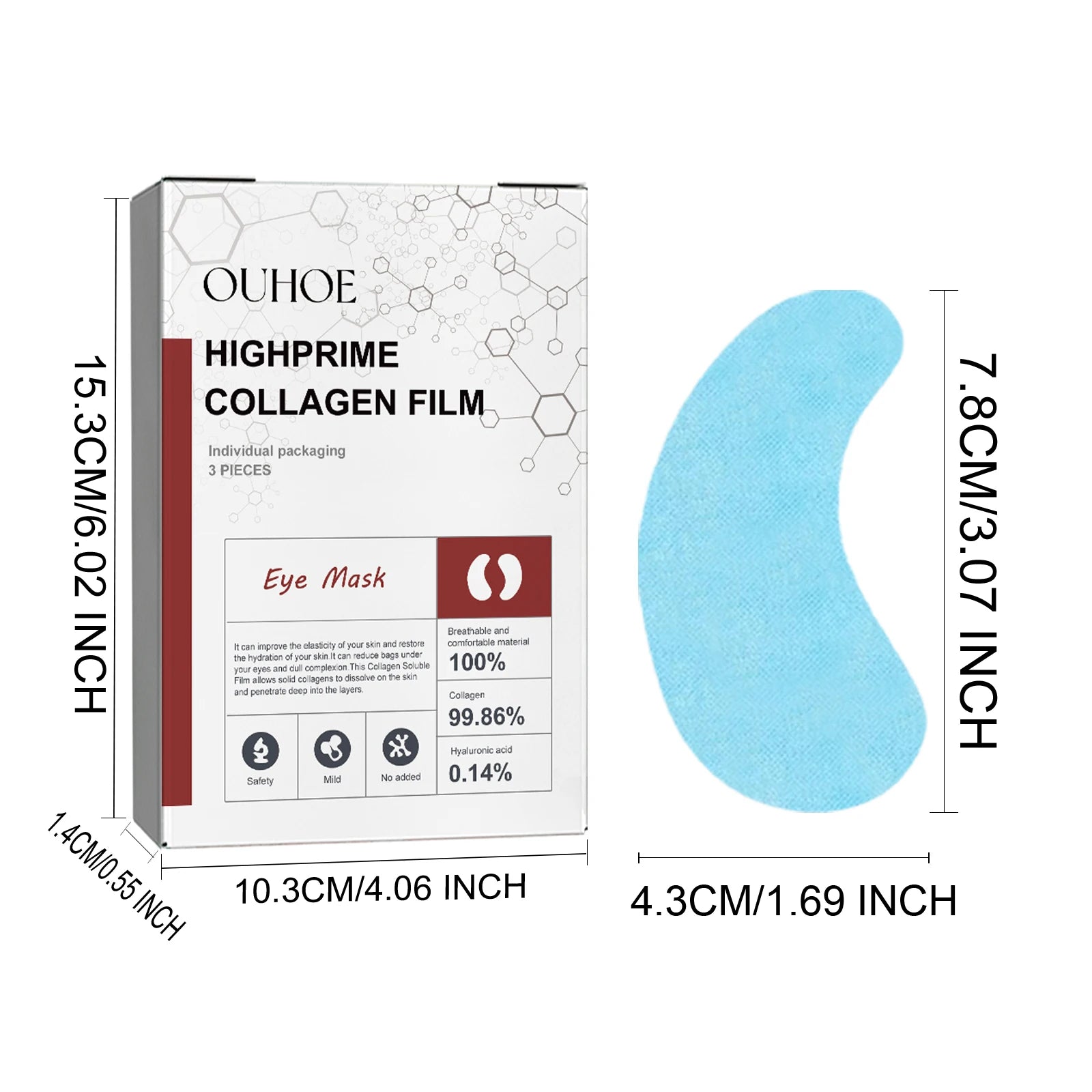 OUHOE Collagen Eye Mask – 1 Set