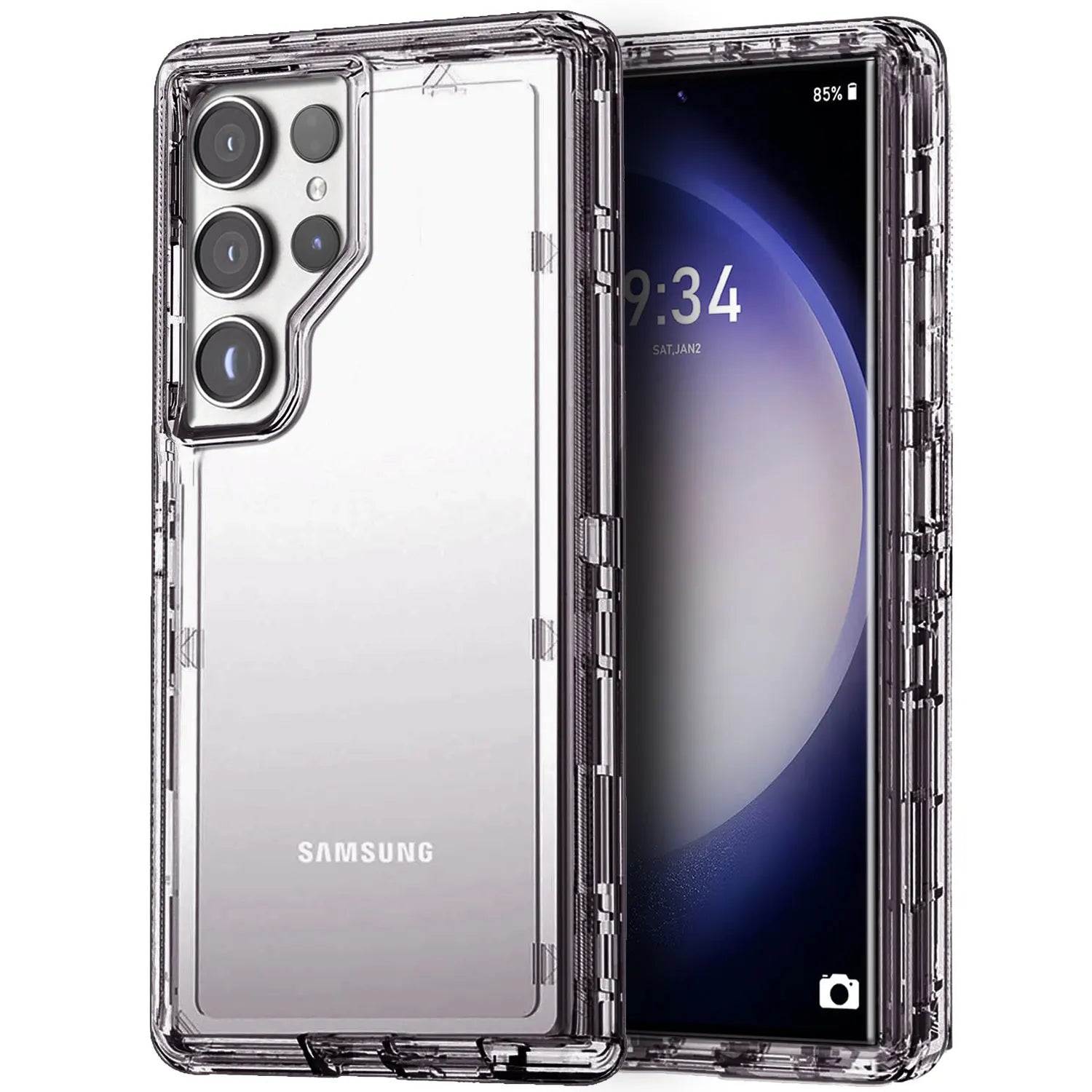 Hybrid Rugged Clear Samsung S23 Case