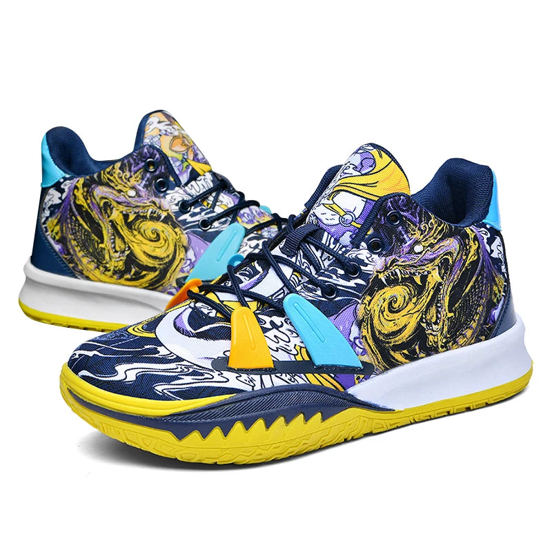 Men's Non-Slip Breathable Basketball Sneakers