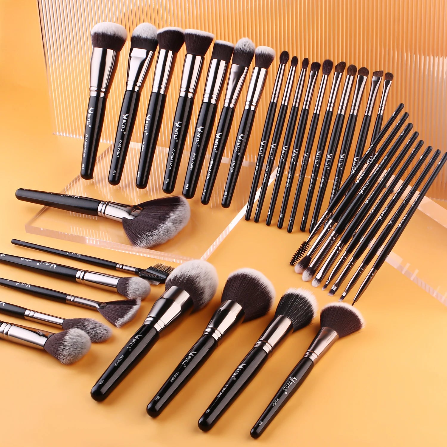 BEILI Premium Makeup Brush Set 12-35pcs