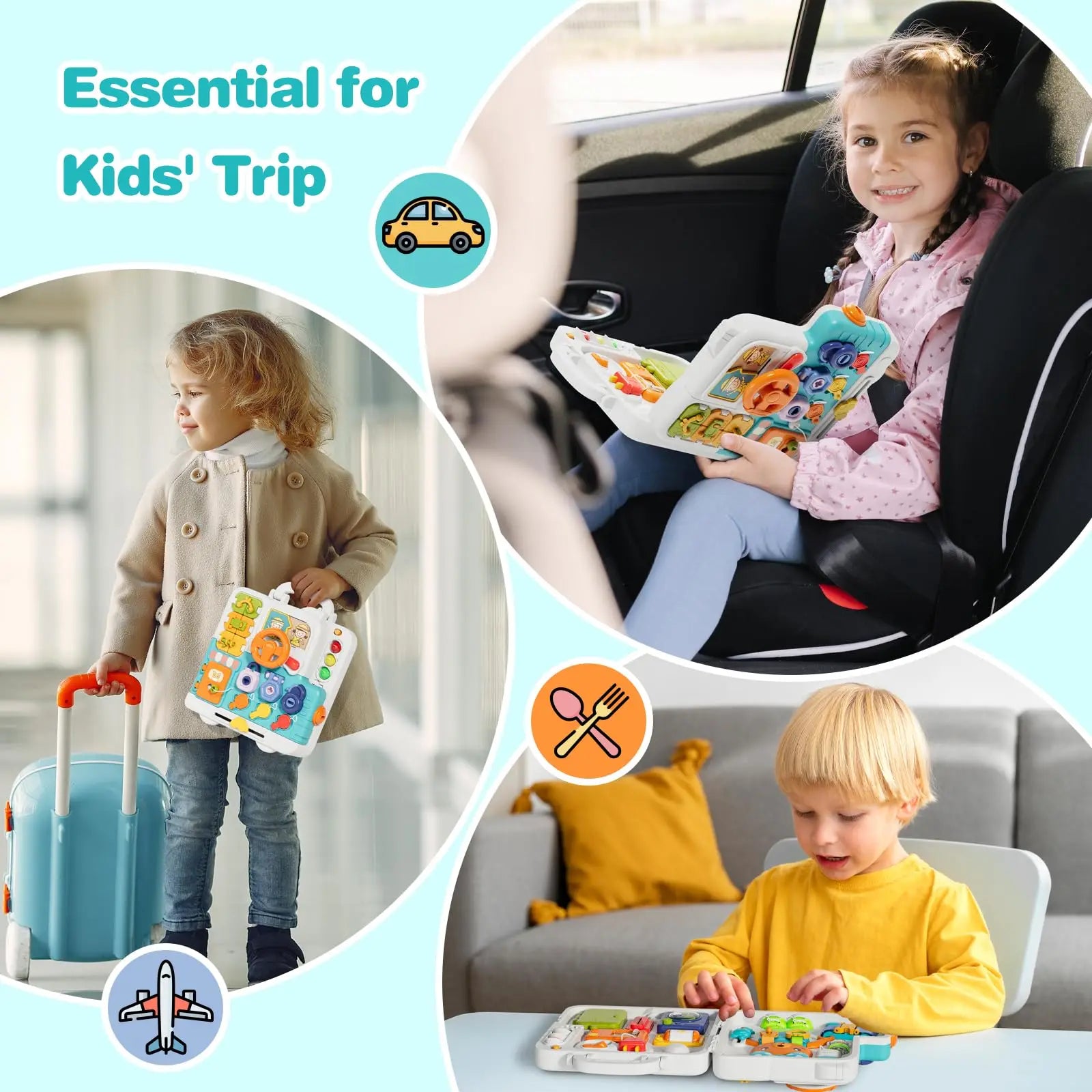 Toddler Musical Busy Board Learning Toy