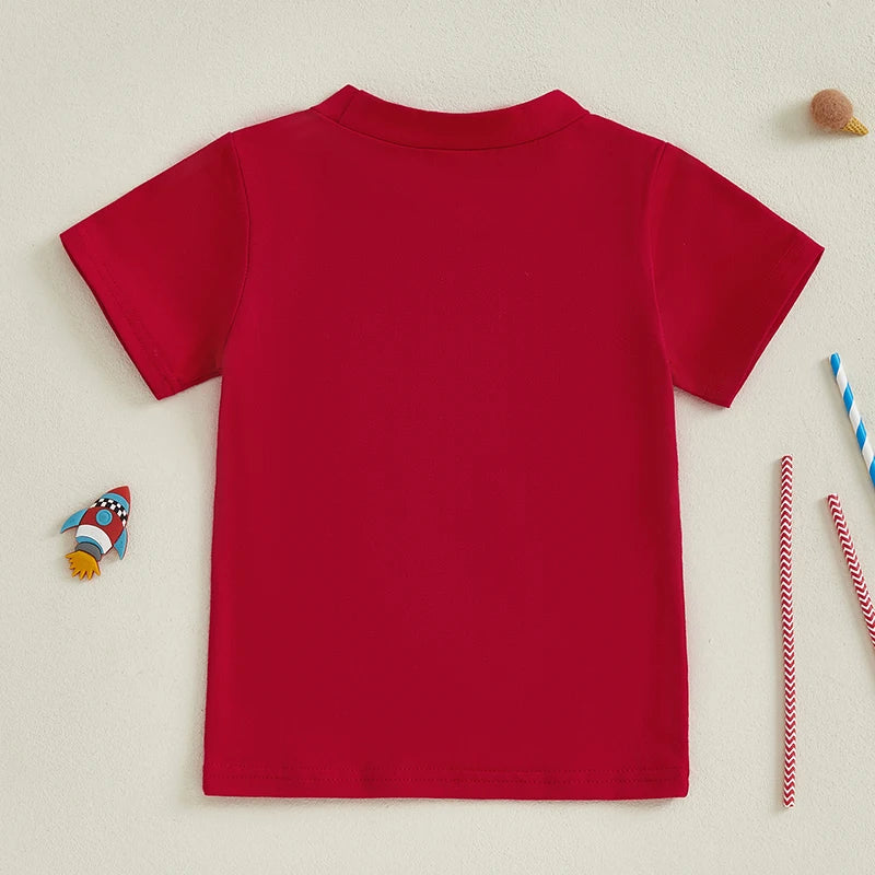 Patriotische USA-Flagge Kinder T-Shirt