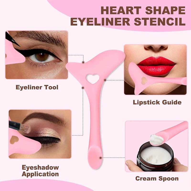 Eyeliner- und Lippenpflege-Tool mit Flügeln aus Silikon