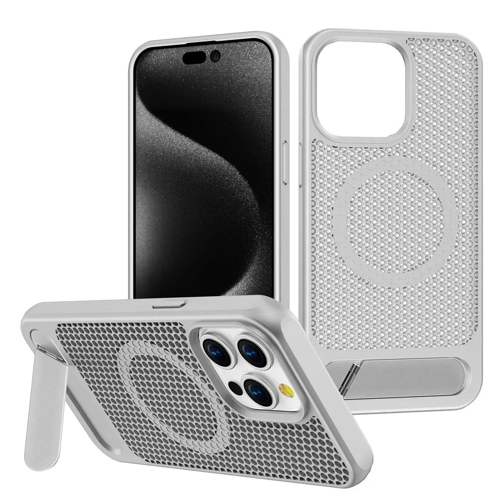 Luxury Cooling Magnetic iPhone Case