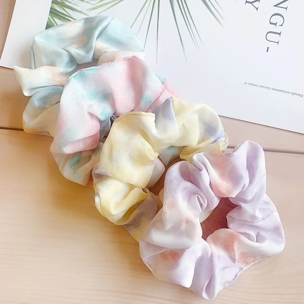 Bright Silk Scrunchie Set – 4PCS