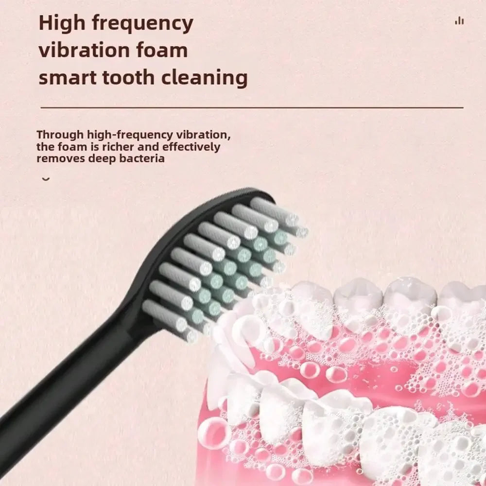 Elektrische Zahnbürste mit weichen Borsten und USB-Anschluss