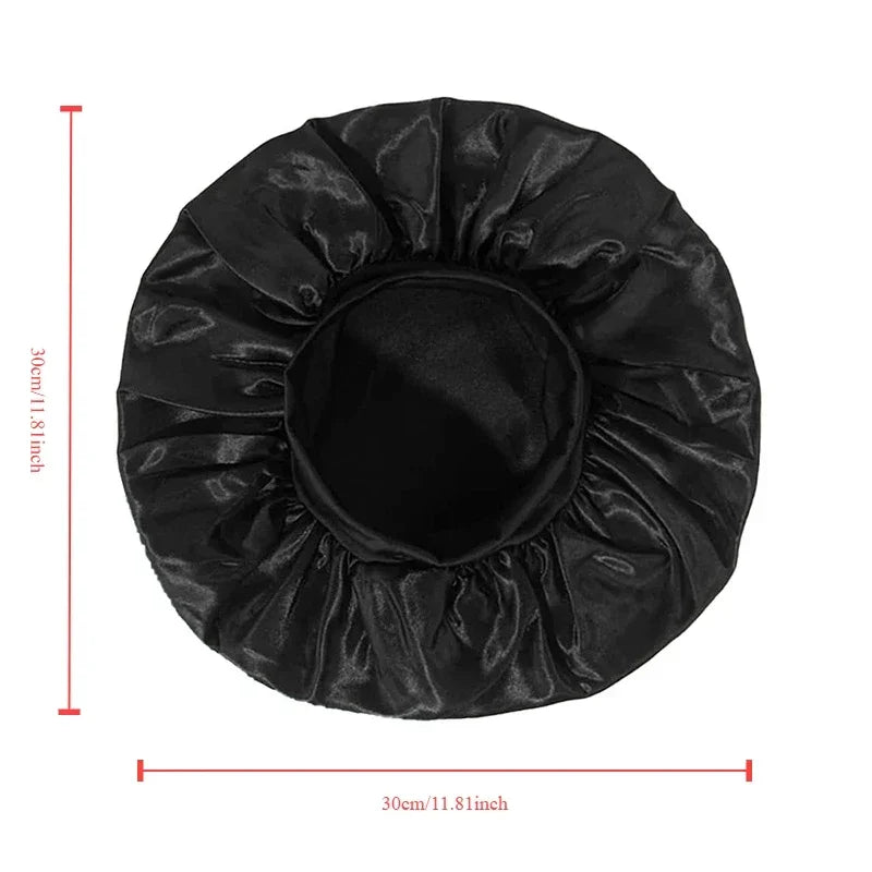 Weiche Seiden-Nachtmütze für die Haarpflege
