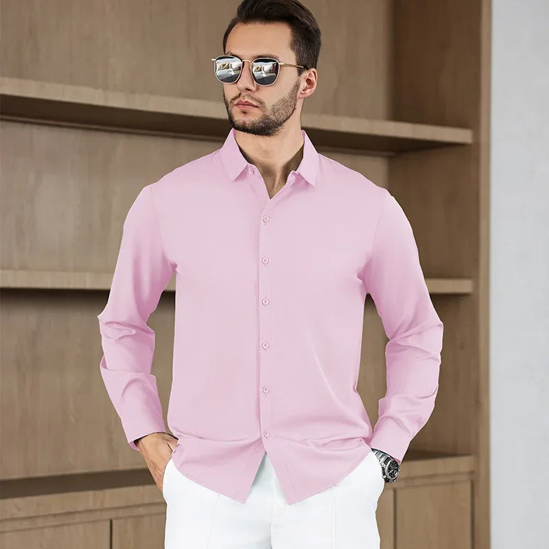 Men's Wrinkle-Free Long Sleeve Shirt