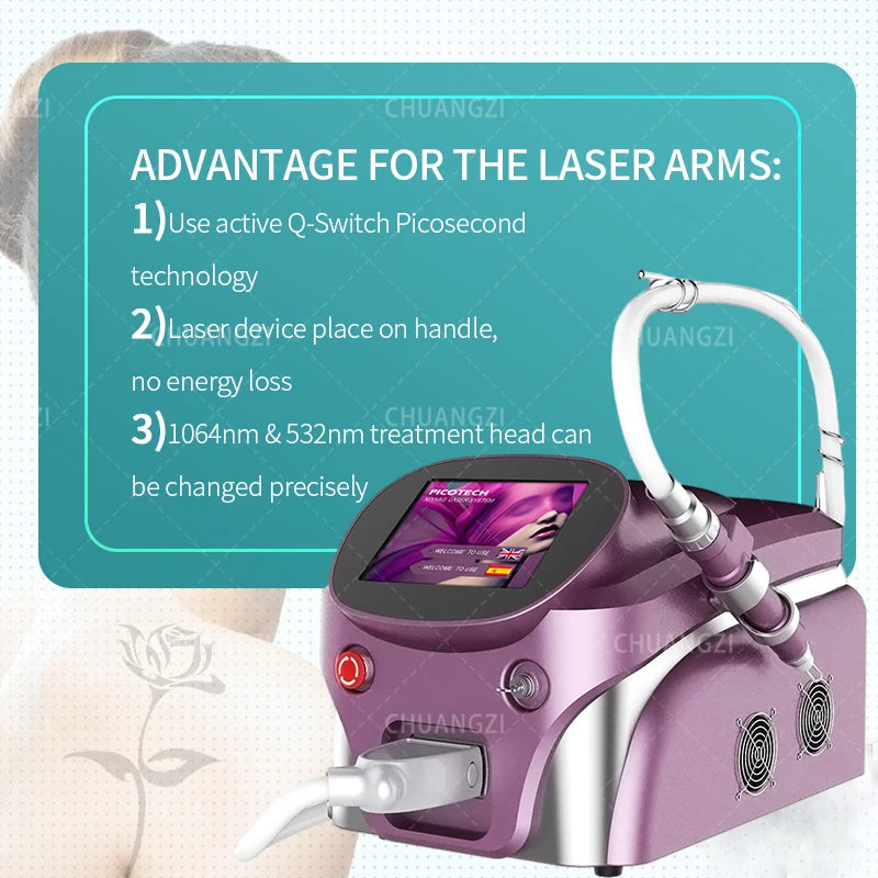 Portable Picosecond Tattoo Removal Laser
