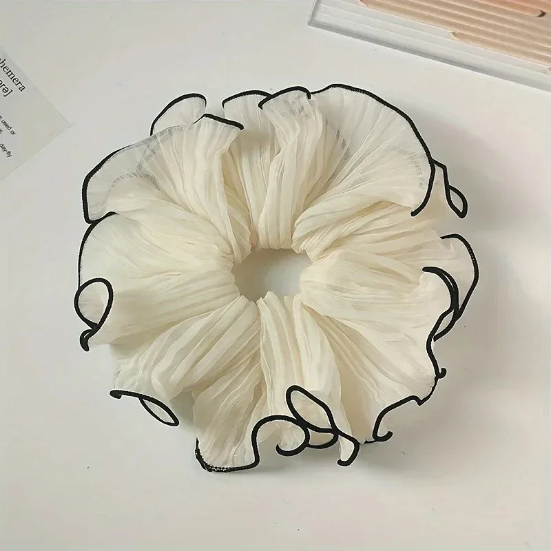 Korean Retro Oversize Chiffon Scrunchies