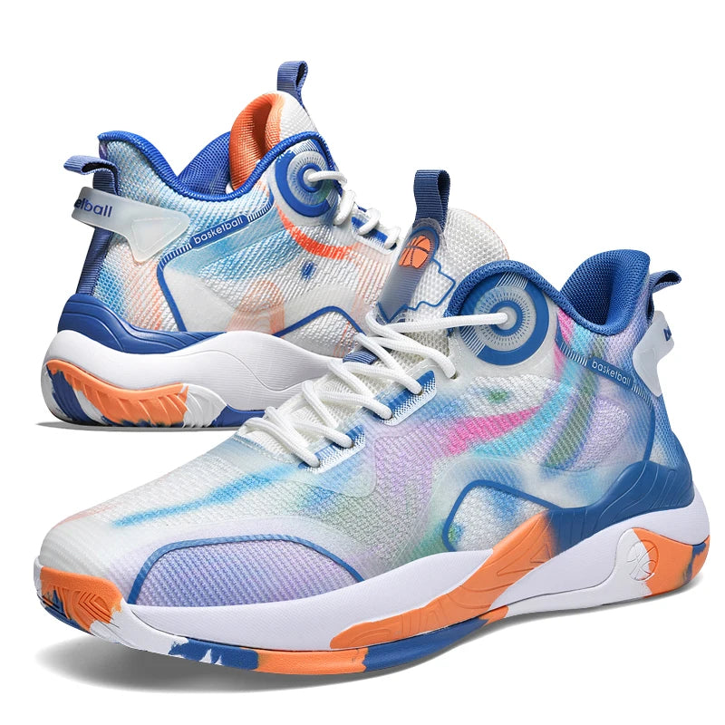 Men's Mid Basketball Shoes Non-Slip