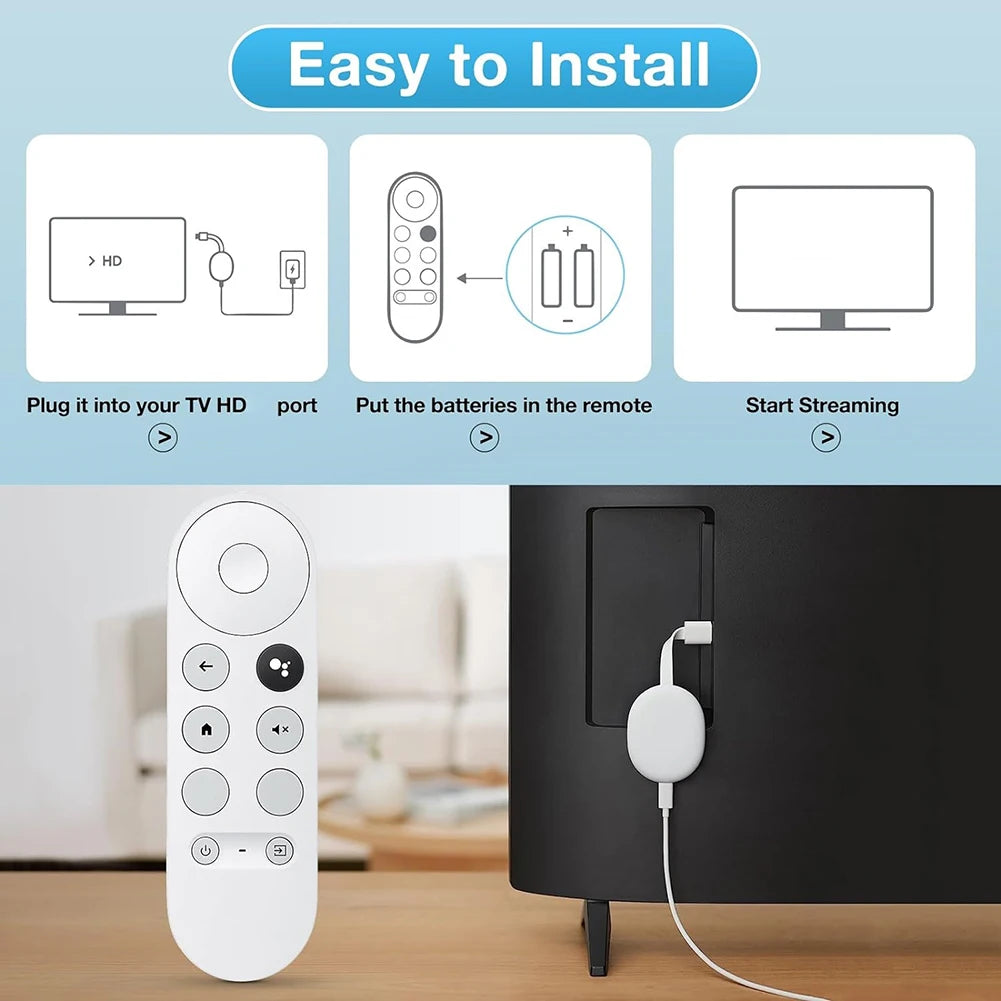G9N9N Bluetooth Voice Remote for Google TV