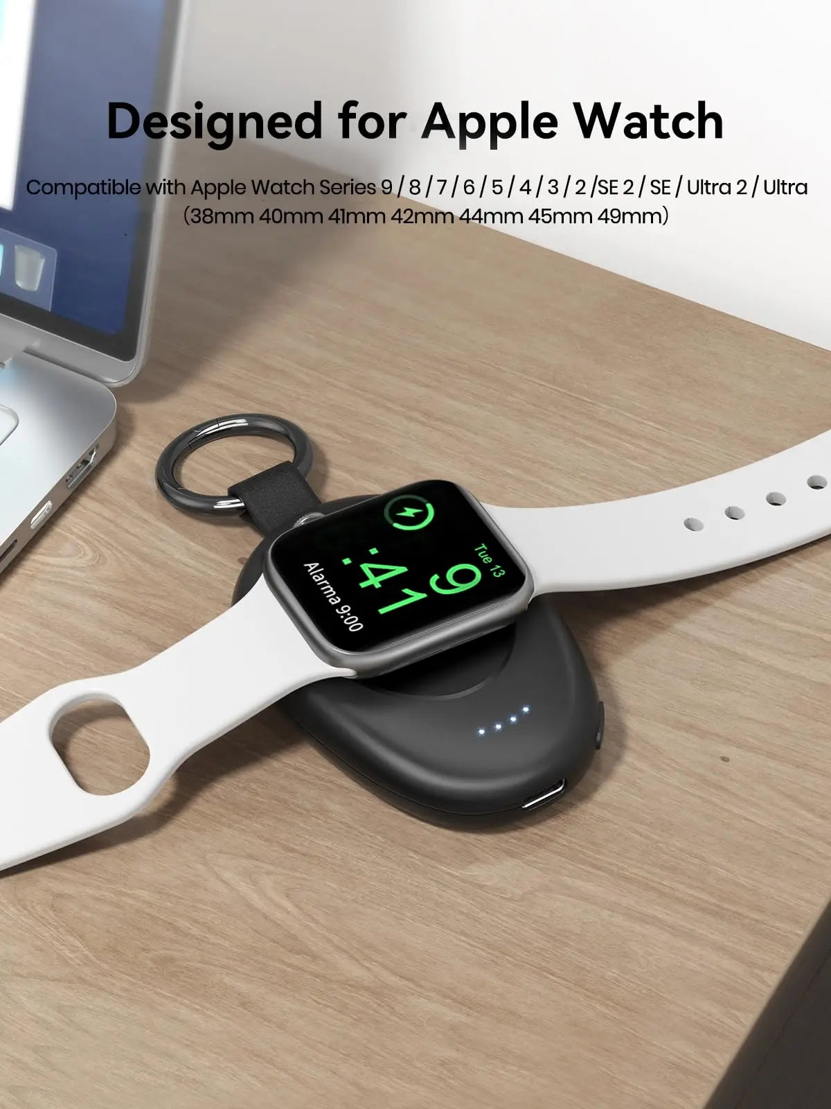 Portable Apple Watch Wireless Charger Keychain