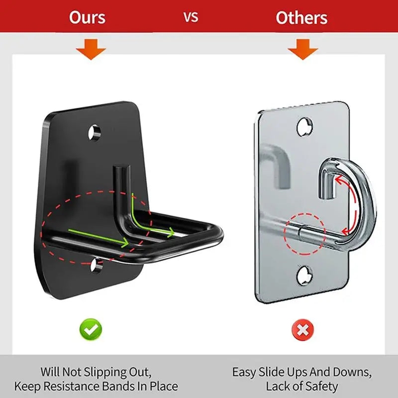 Wandhaken für Widerstandsbänder – 3X