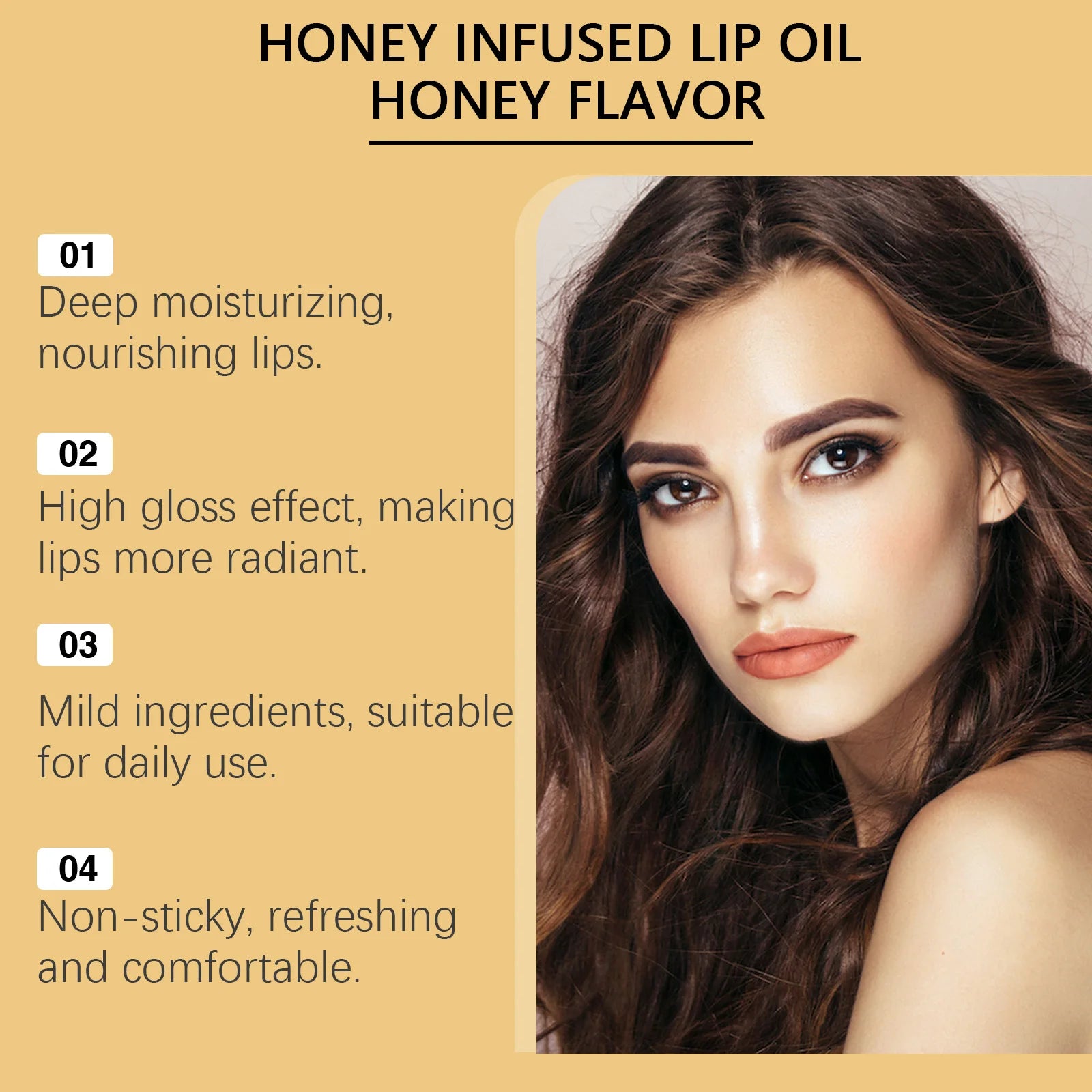 Natural Honey Lip Oil Moisturizer