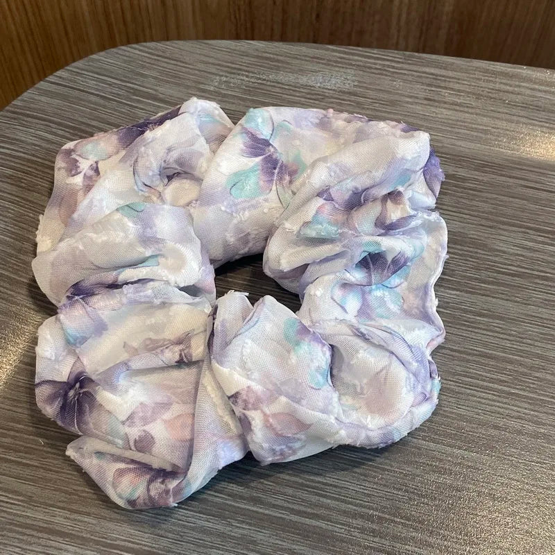 Elegant Satin Silk Hair Scrunchies