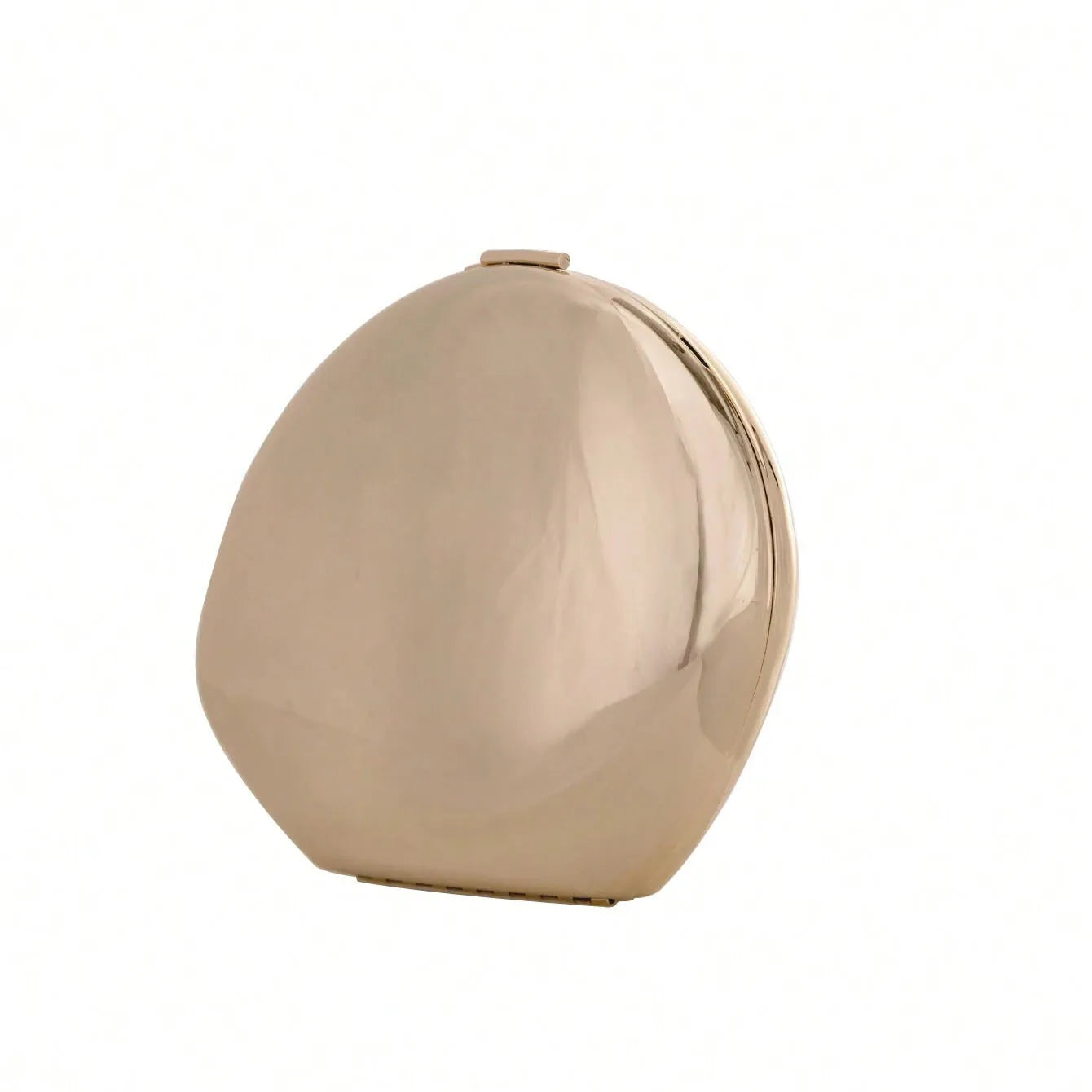 Acrylic Egg Shape Mirror Evening Clutch