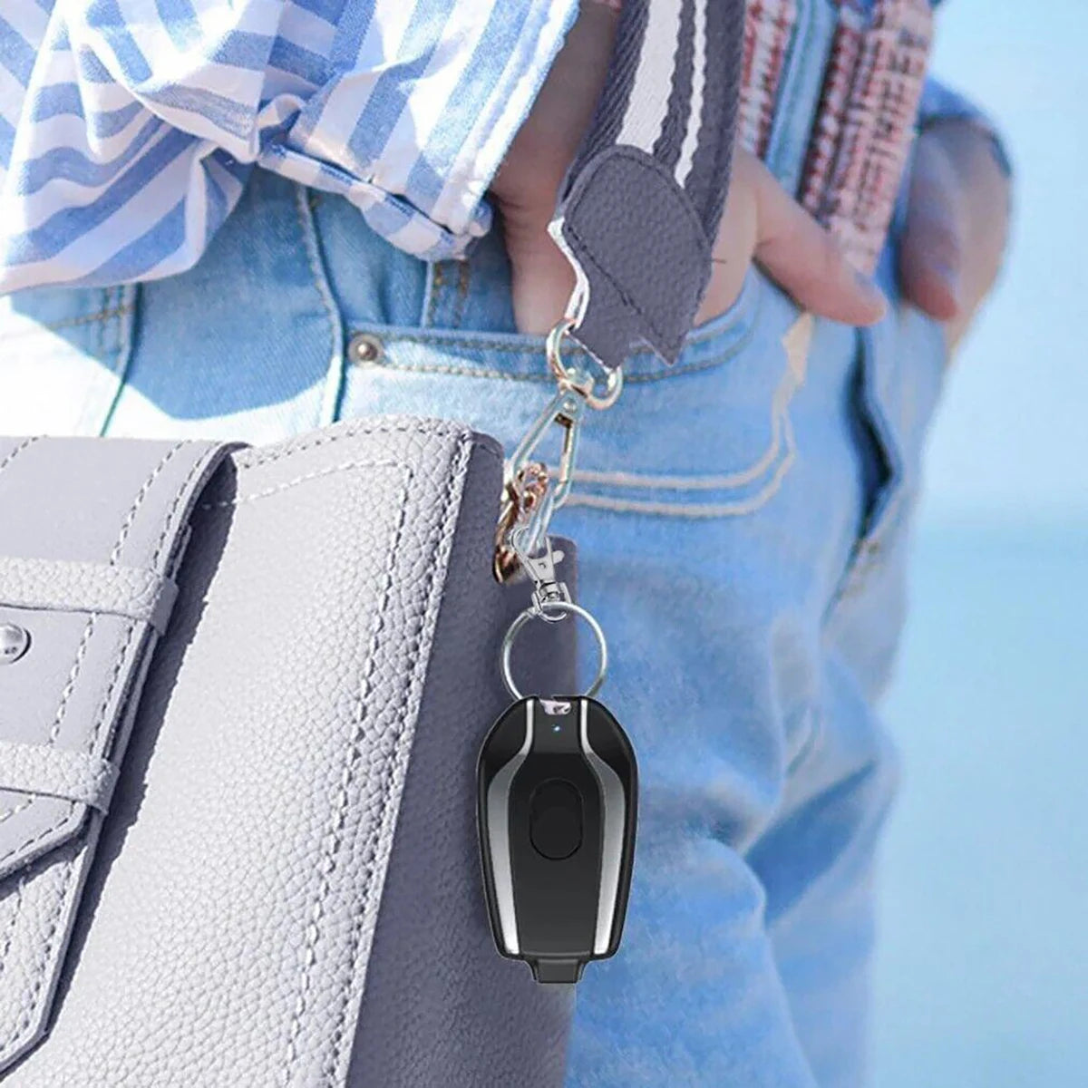 Mini Keychain Emergency Power Bank USB
