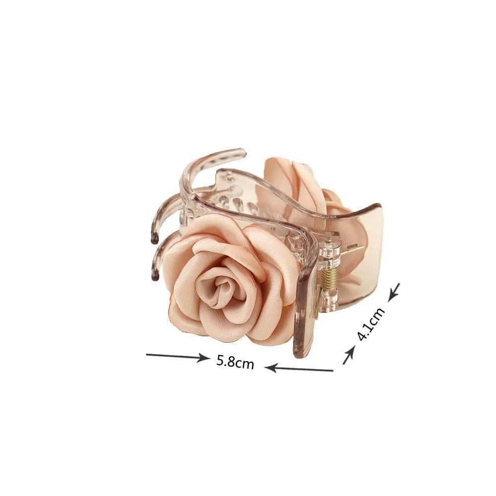 3 Pack Small Flower Claw Hair Clips