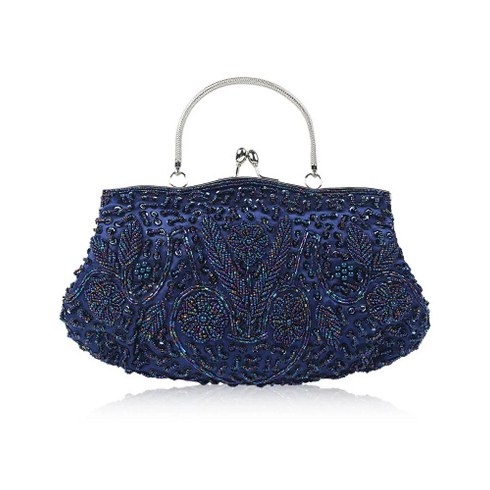 Retro Beaded Women’s Evening Clutch Bag