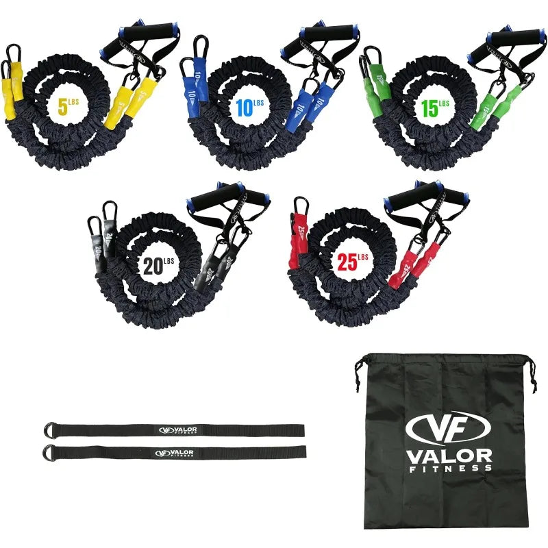 Valor Fitness Resistance Bands Set