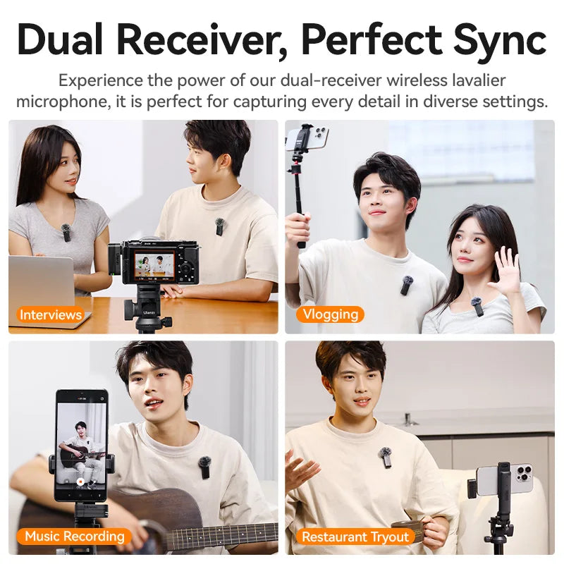 Ulanzi A100 Wireless Lavalier Mic