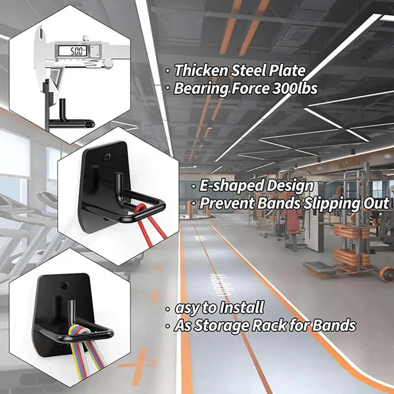 Wandhaken für Widerstandsbänder – 3X