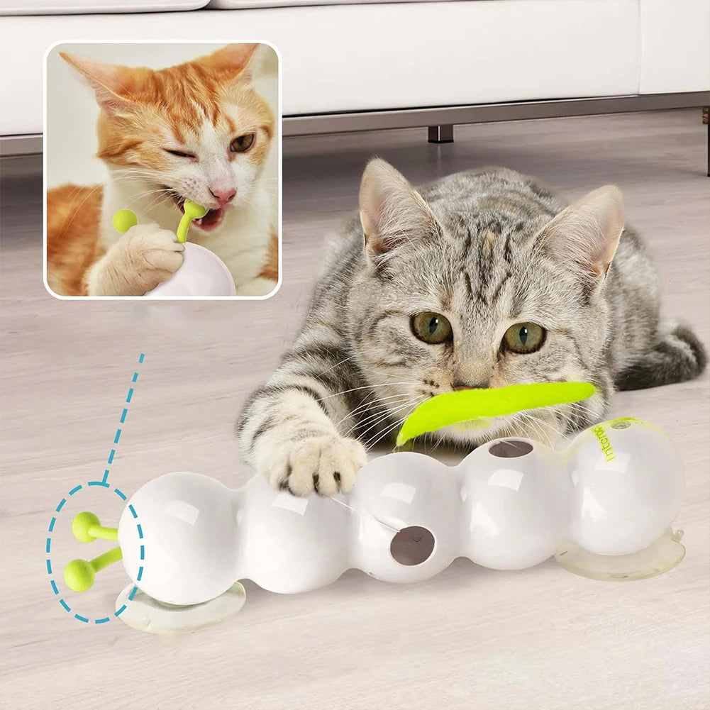 Caterpillar Motion Cat Toy with Tail