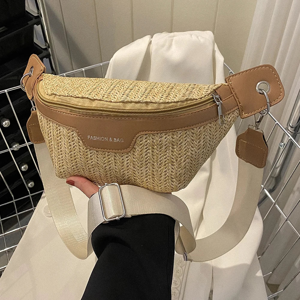 Women’s Straw Crossbody Summer Bag