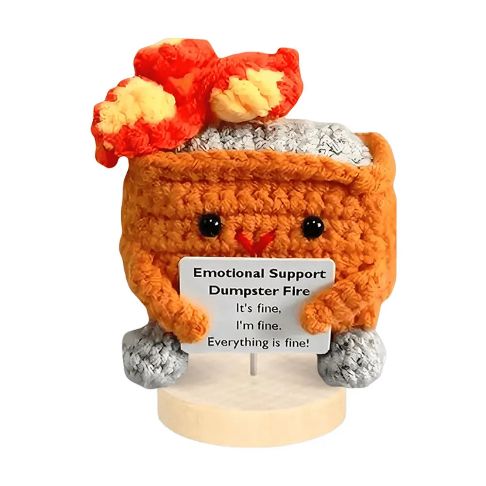 Crochet Dumpster Fire – Support Gift