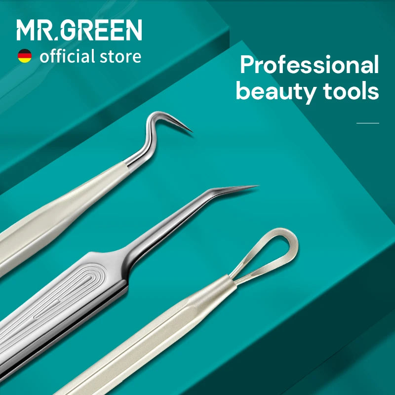 MR.GREEN Blackhead & Acne Extractor Set