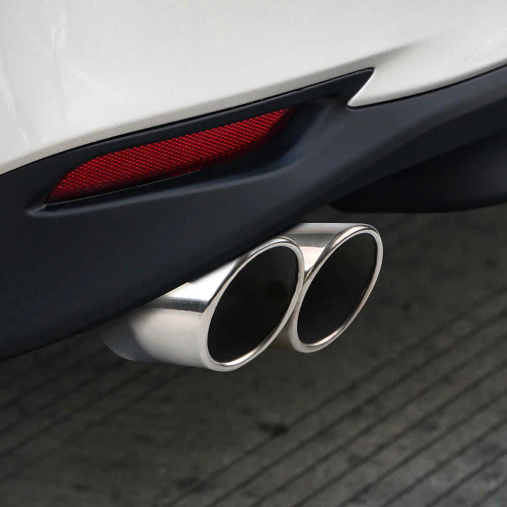 Stainless Steel Dual Outlet Exhaust Tip