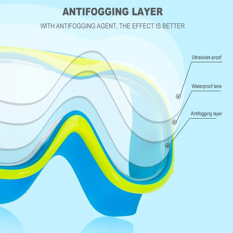 Outdoor-Schwimmbrille für Kinder, Alter 3–14