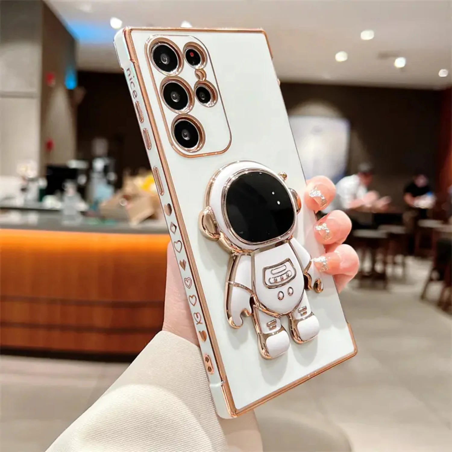 Astronaut Electroplating Galaxy Ultra Case