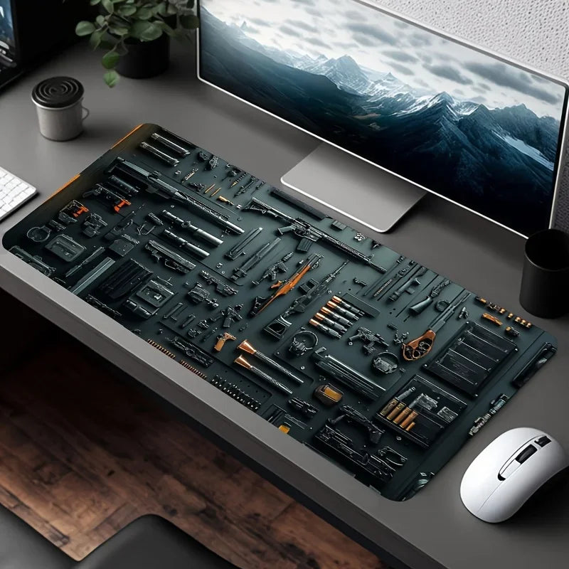 ftvae Gun Parts XXL Gaming Mouse Pad