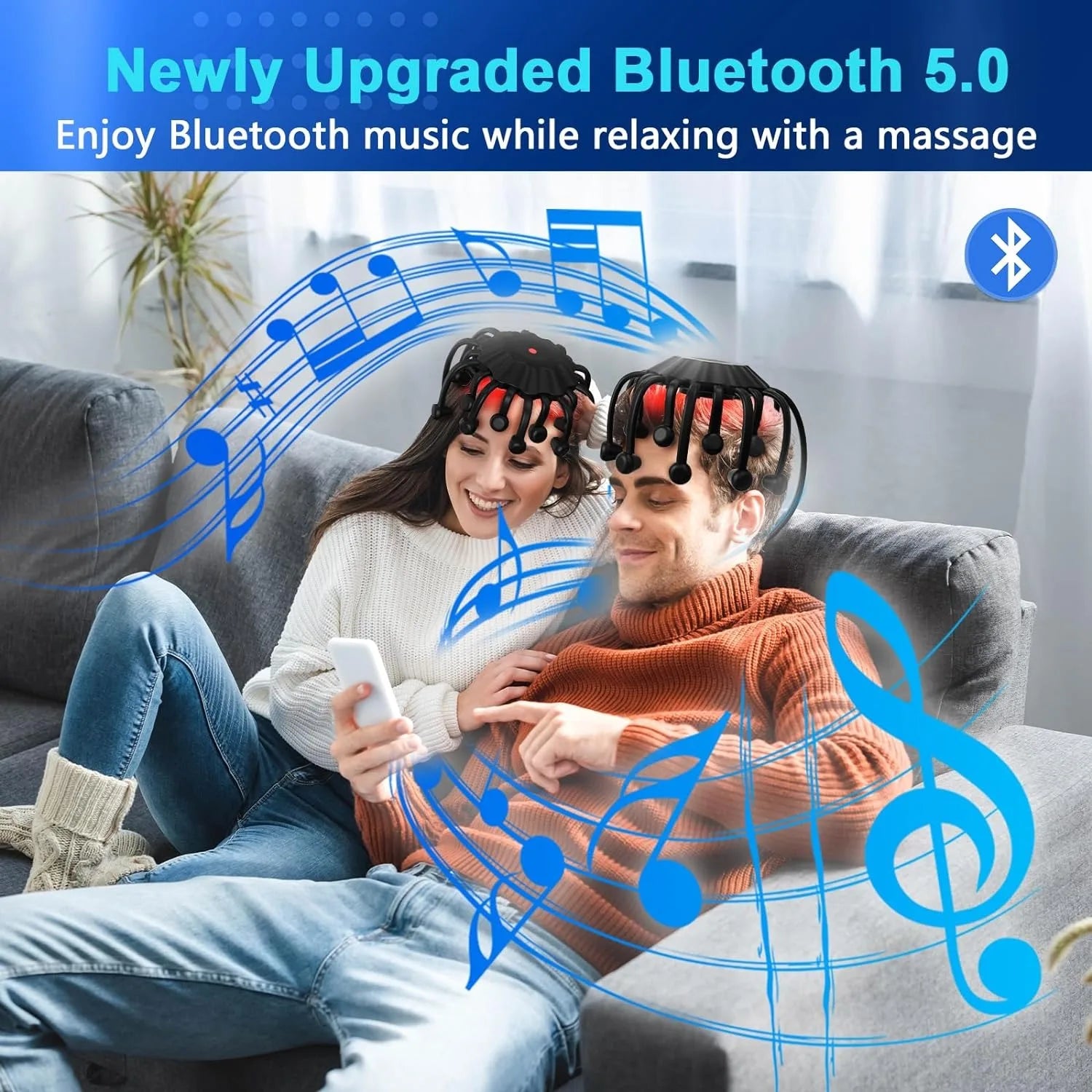 KTS Electric Octopus Head Massager