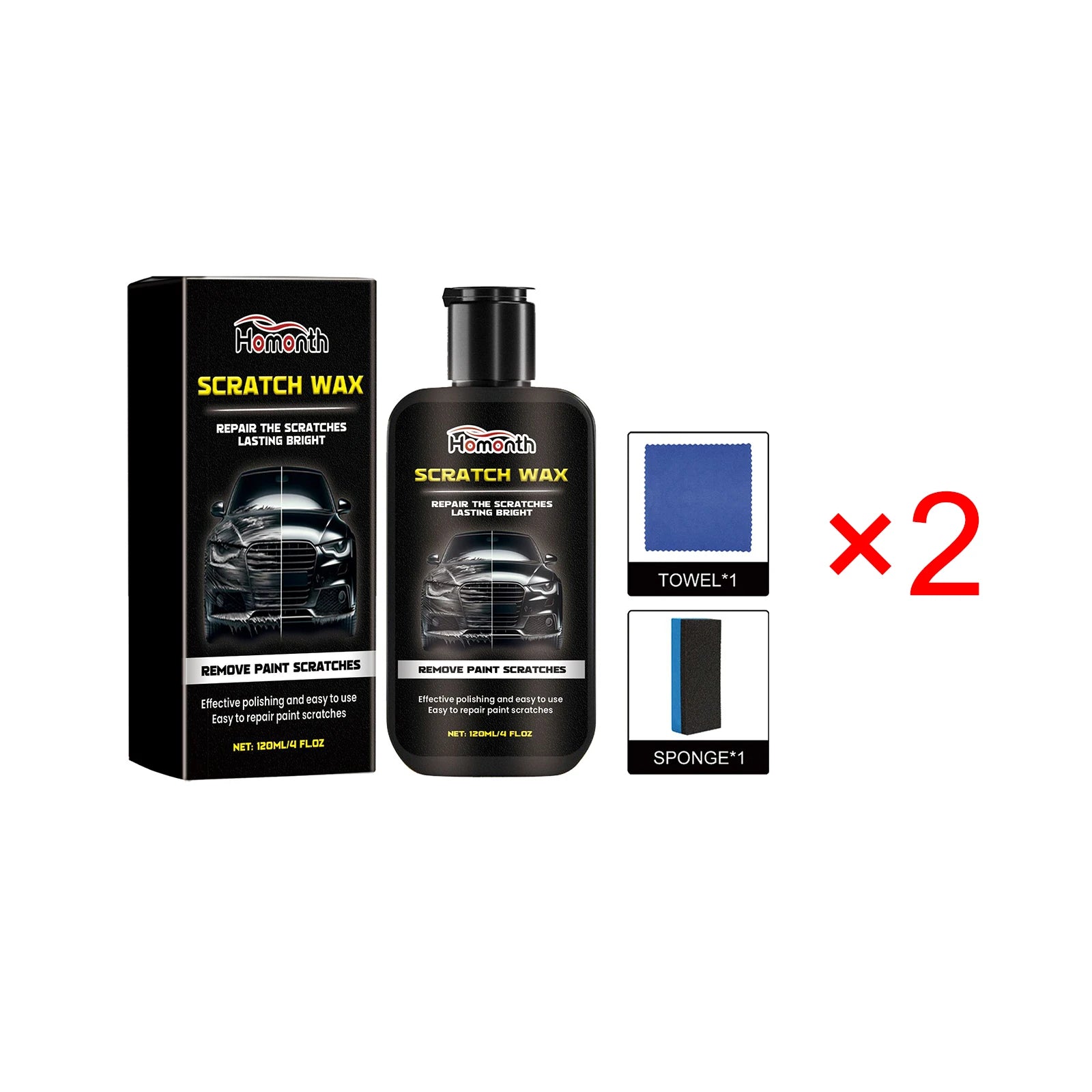 Car Scratch Repair Wax and Polish Cream