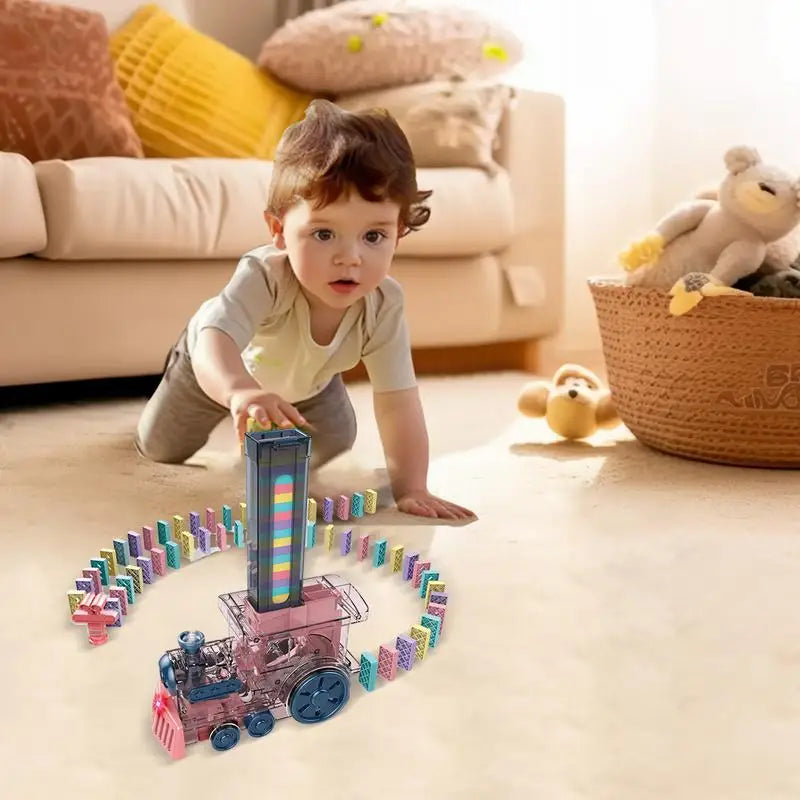 Domino Train Set – Auto STEM Toy Fun