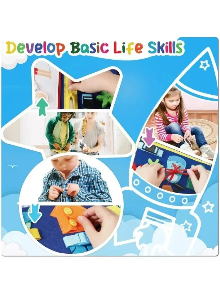 Control Future Toddler Busy Board Toy