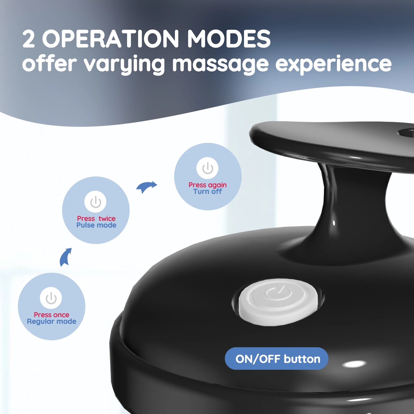 Wireless Electric Scalp Massager Comb