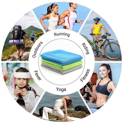 1-Pack Sports Cooling Ice Towel