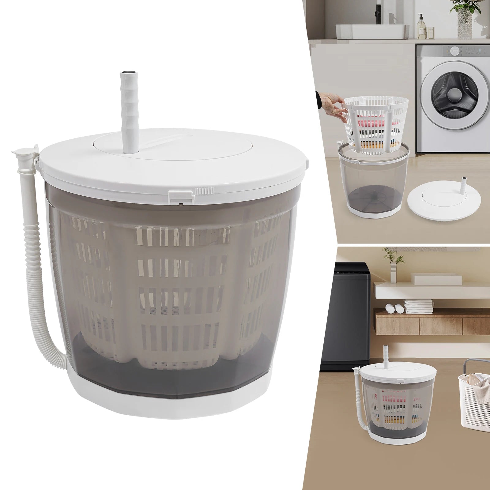 Manual Mini Washer & Spin Dryer
