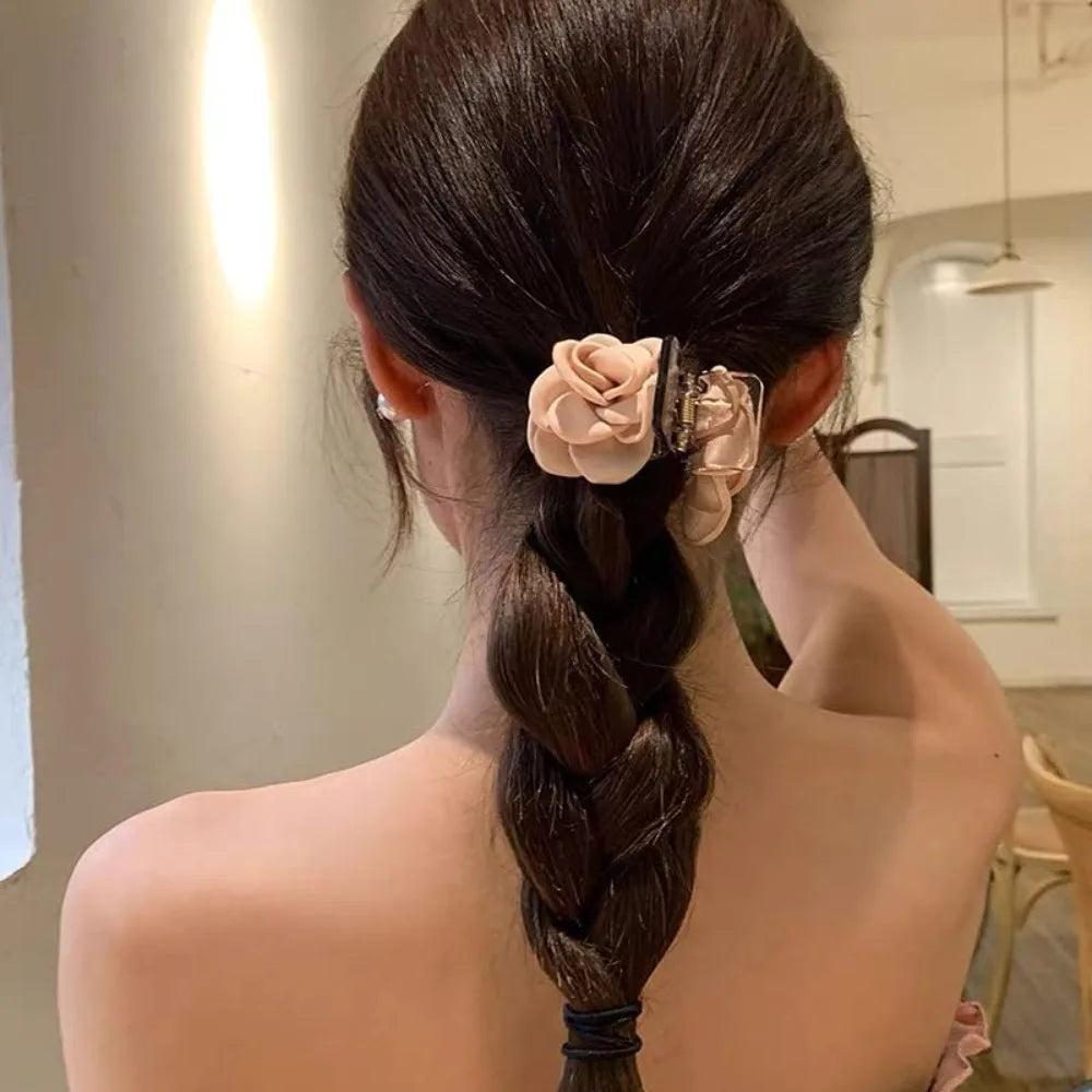 3 Pack Small Flower Claw Hair Clips