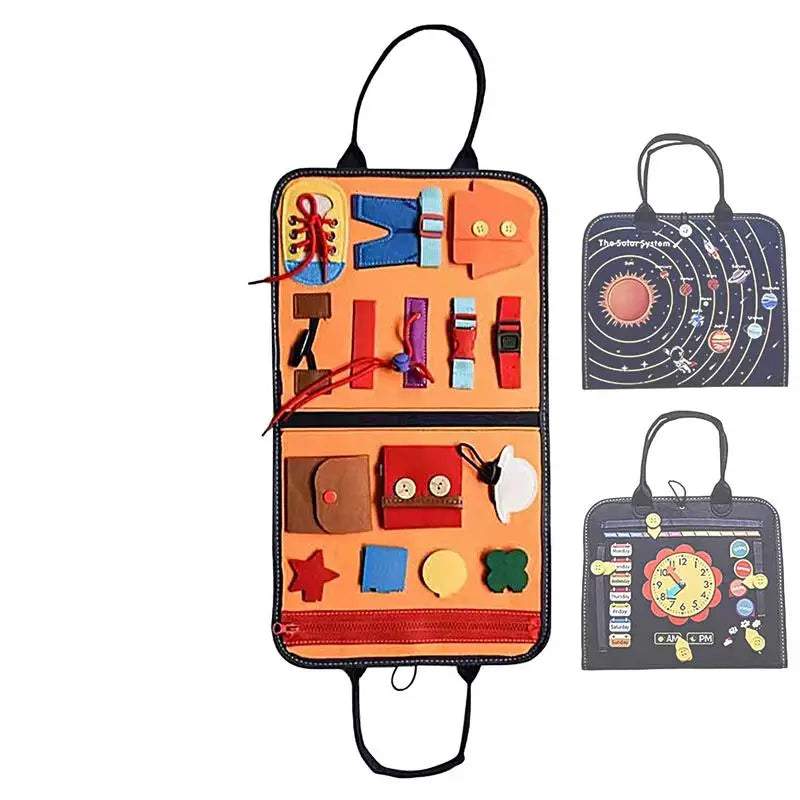 Montessori Sensory Life Skills Board